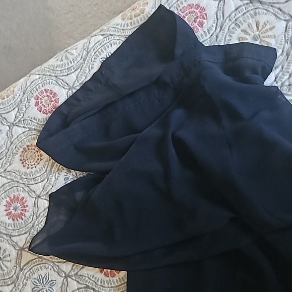 Helen Wang size 2 silk dress.dark blue - Picture 8 of 15